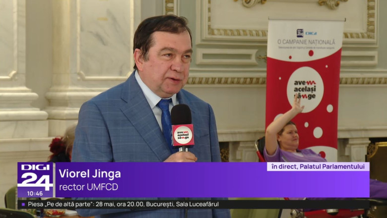 Viorel Jinga, rectorul Universitatii de Medicina si Farmacie: Pregatirea pentru atestatul in hematologie va dura, probabil, un an Imagine