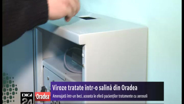 Viroze tratate intr-o salina amenajata intr-un beci din Oradea Imagine