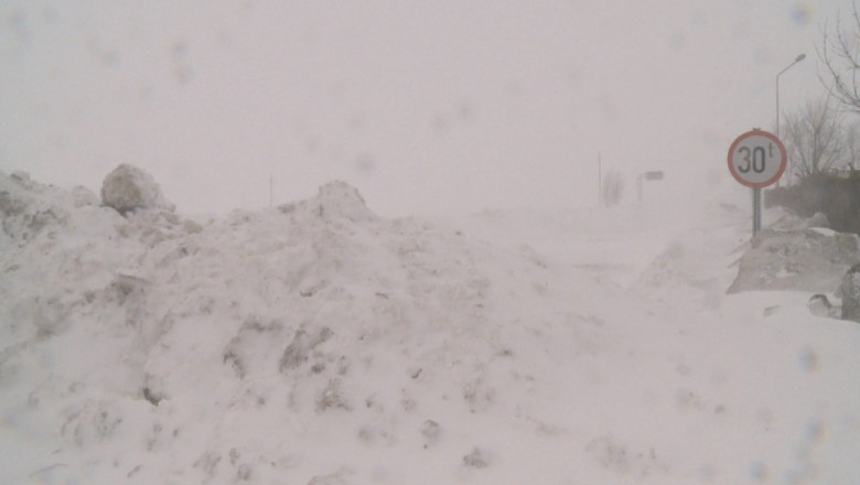 Viscol puternic in Moldova. Judetele Vaslui si Bacau se afla sub atentionare tip cod portocaliu Imagine