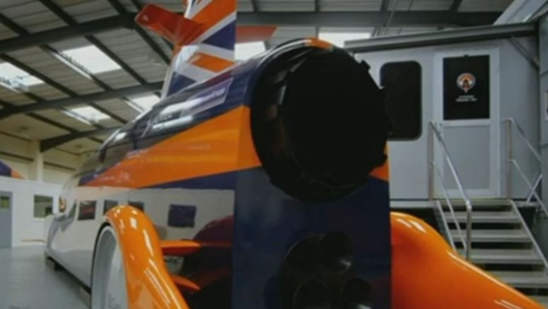 Visul supersonic al unor ingineri britanici. Vor testa un bolid care ar putea atinge 1.600 km/h Imagine