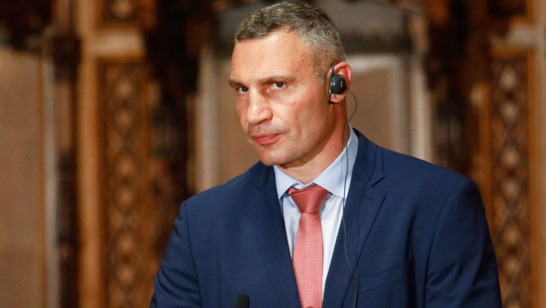 Vitali Kliciko, primarul Kievului, ii ia partea lui Zalujnii in conflictul acestuia cu presedintele Volodimir Zelenski Imagine