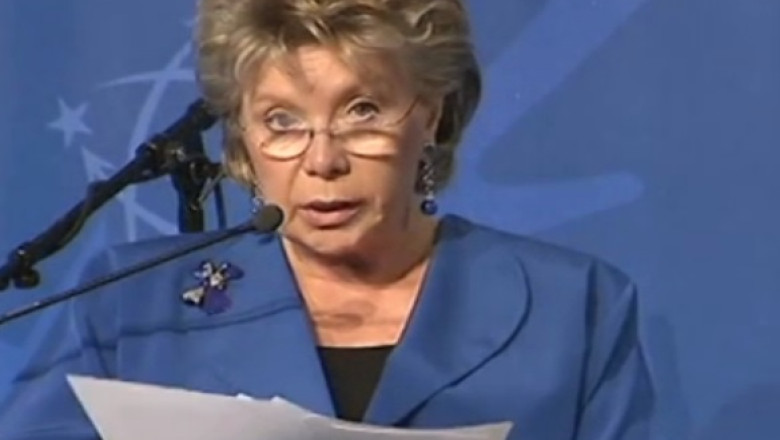 Viviane Reding, in dialog cu cetatenii din UE: Le cer politicienilor sa nu discrimineze, pentru ca e interzis prin lege Imagine
