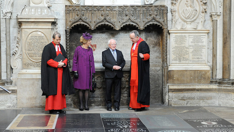 Vizita istorica: Presedintele Irlandei, Michael Higgins, se afla in Marea Britanie Imagine