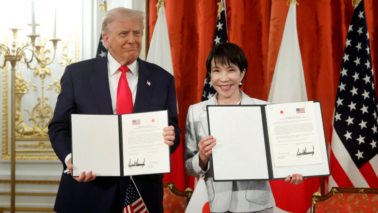 Vizita lui Donald Trump in Japonia: Premierul Sanae Takaichi promite „o noua epoca de aur” a aliantei cu SUA Imagine