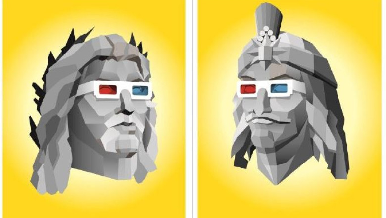 Vlad tepes si Matei Corvin promoveaza TIFF Imagine