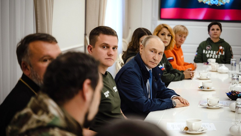 Vladimir Putin a vizitat Kursk pentru prima data dupa ce Rusia a anuntat ca a preluat controlul total de la fortele ucrainene Imagine