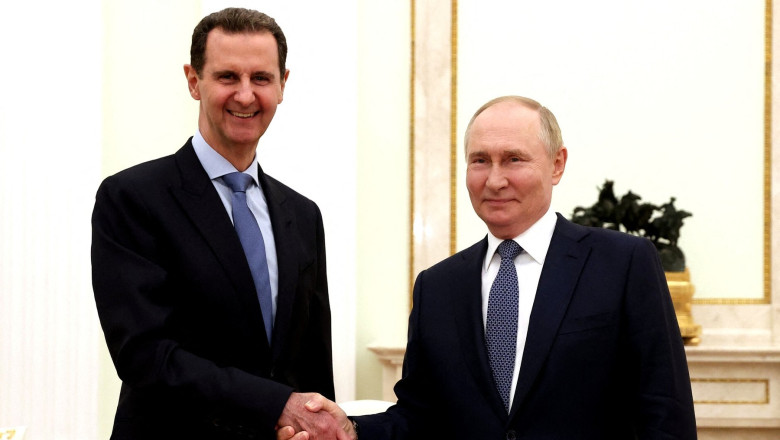 Vladimir Putin anunta ca vrea sa-l intalneasca pe Bashar al-Assad la Moscova. „Nu l-am vazut, dar intentionez sa o fac” Imagine