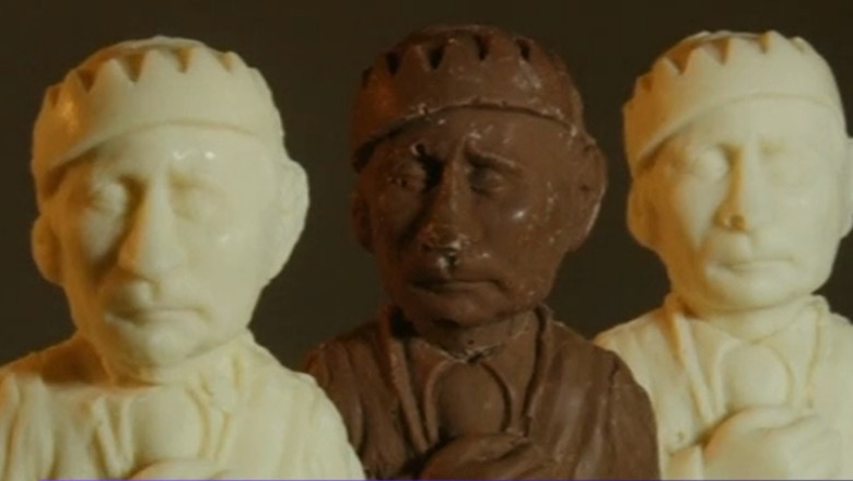 Vladimir Putin din ciocolata, de vanzare in Ucraina Imagine