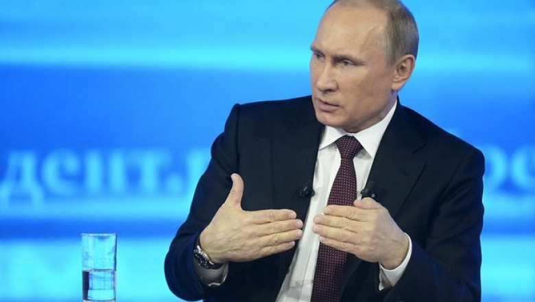 Vladimir Putin: Occidentul incearca sa puna Ursul in lant Imagine