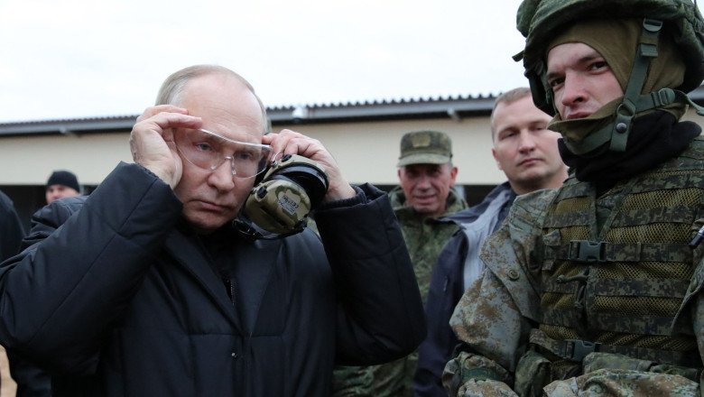 Vladimir Putin se lauda ca cel putin 50.000 de rusi se inroleaza voluntar in fiecare luna ca sa lupte in Ucraina Imagine