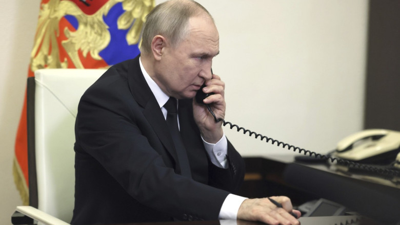 Vladimir Putin vrea sa ia masuri dupa atacul terorist de la Moscova Imagine