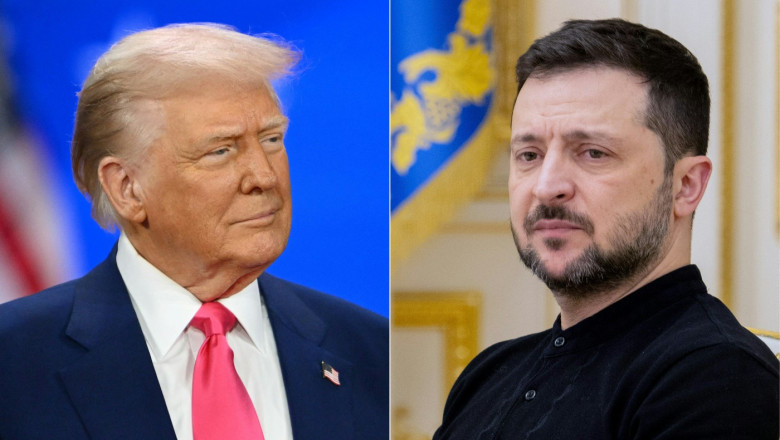 Volodimir Zelenski a discutat cu Donald Trump la Haga. Subiectele abordate de cei doi lideri Imagine