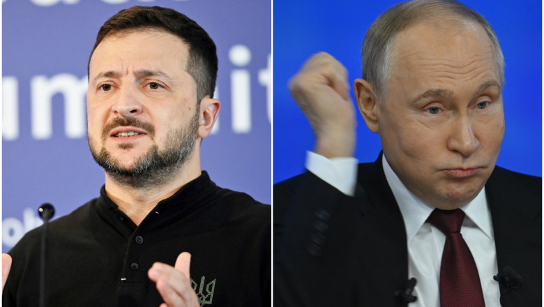 Volodimir Zelenski ii raspunde lui Putin: „Cel mai bun mod de a face ca o intalnire sa esueze este sa-mi propui sa merg la Moscova” Imagine