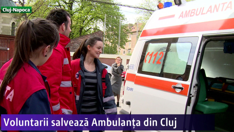 Voluntarii salveaza Ambulanta din Cluj Imagine