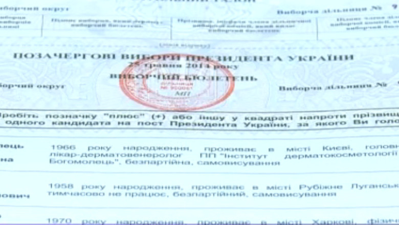 Vot pentru Ucraina la o sectie de votare din Suceava Imagine