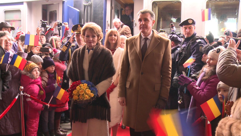 VRANCEA. Calatorie simbolica cu trenul regal Imagine