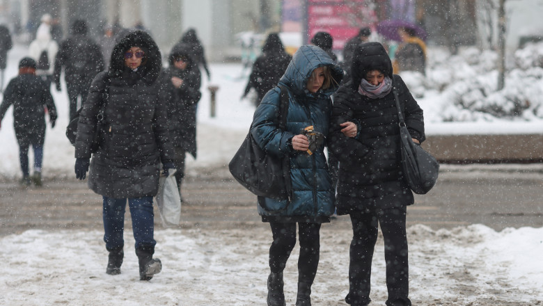 Vremea in Bucuresti: cat mai ninge si cat de frig va fi Imagine