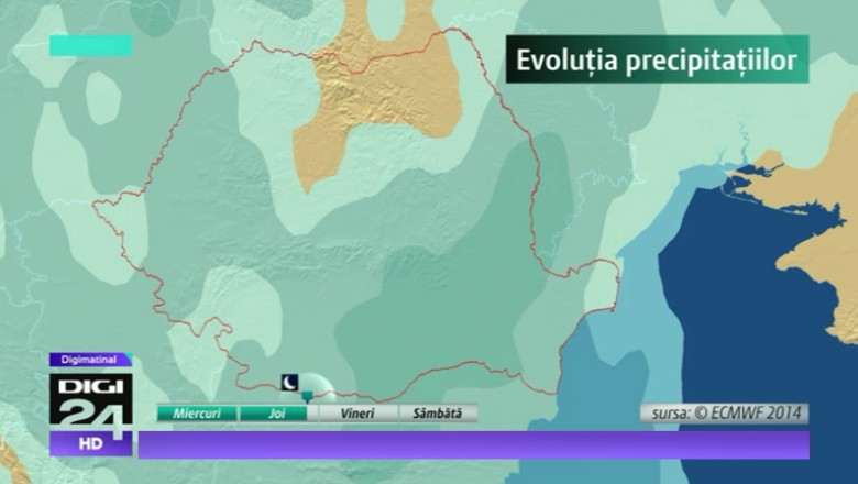 Vremea rea se intoarce pentru trei zile. Ploi abundente, vant puternic si ninsori la munte Imagine