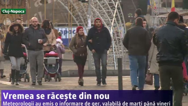 Vremea se raceste din nou. Meteorologii au emis o informare de ger, valabila de marti pana vineri Imagine