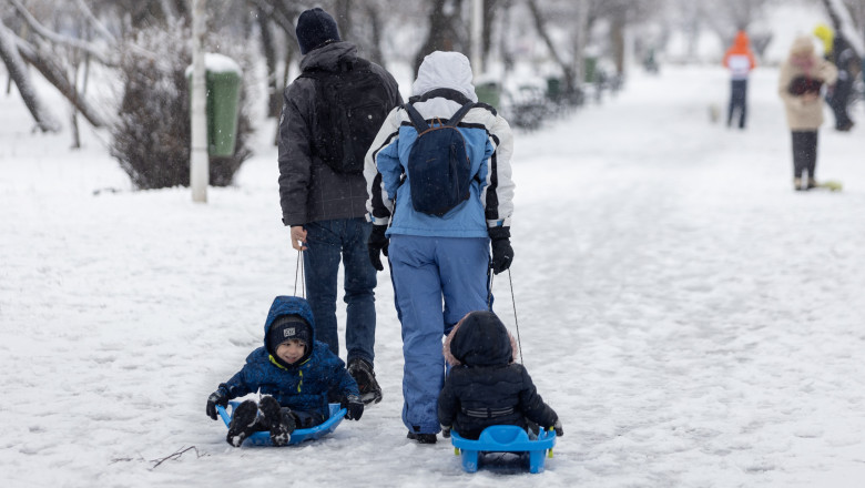 Vremea se raceste: sunt sanse sa ninga si la Bucuresti, in weekend. ANM avertizeaza ca temperaturile vor cobori sub 0°C Imagine