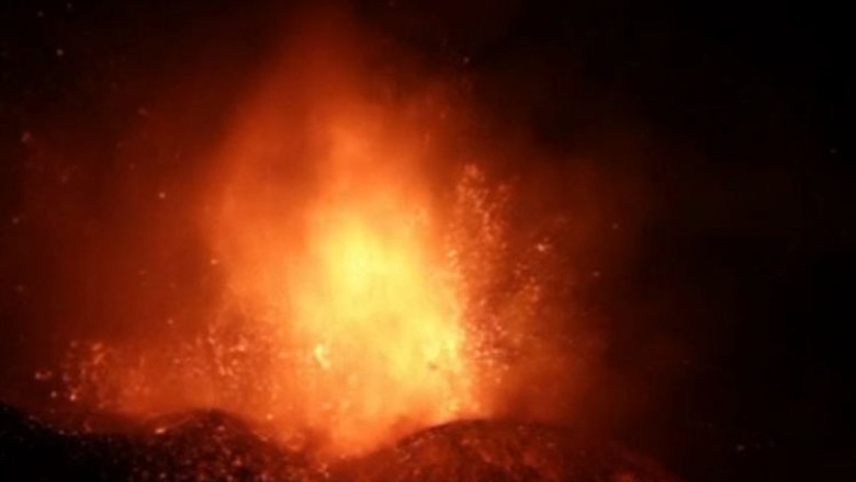 Vulcanul Etna a erupt din nou Imagine