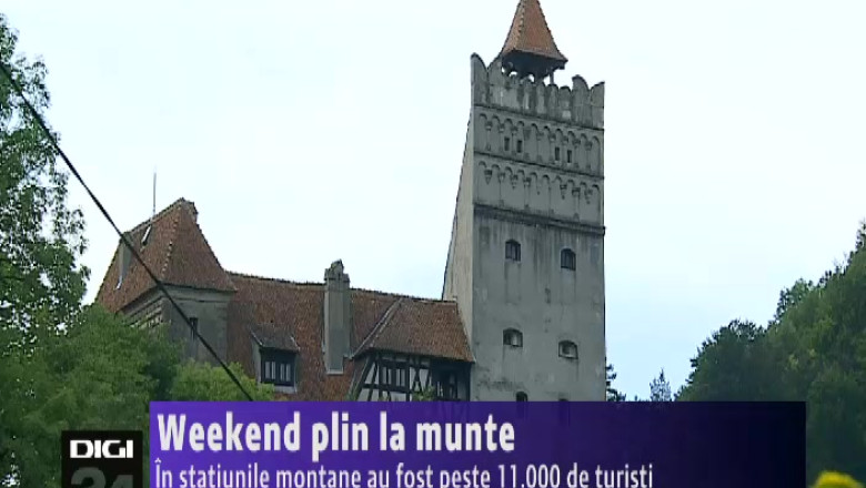 Weekend plin la munte. In statiunile montane au fost peste 11.000 de turisti  Imagine