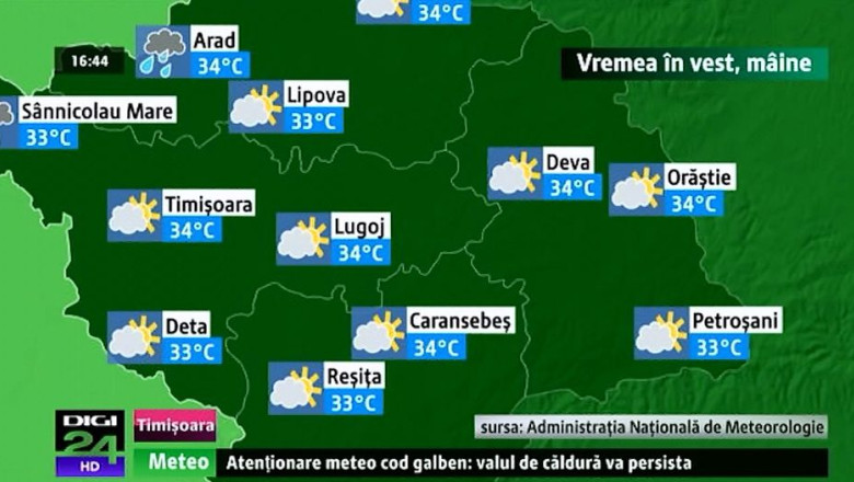 Weekendul aduce o schimbare a vremii. Prognoza meteo pentru vestul tarii Imagine