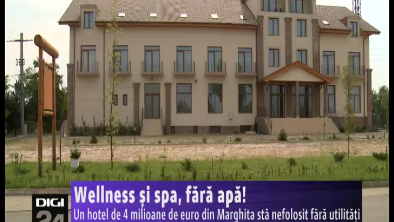 Wellness fara apa! Un hotel de 4 milioane de euro din Marghita sta nefolosit pentru ca in zona nu sunt utilitati Imagine