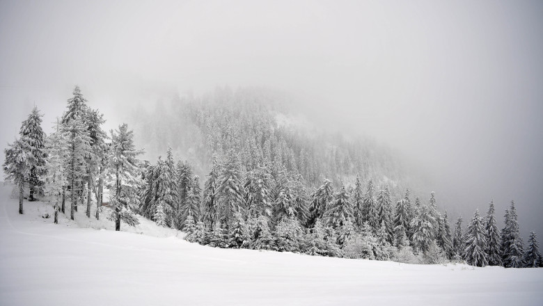 Zapada si vant puternic la munte: traseele turistice din Bucegi, Baiului si Ciucas au fost inchise temporar din cauza vremii Imagine