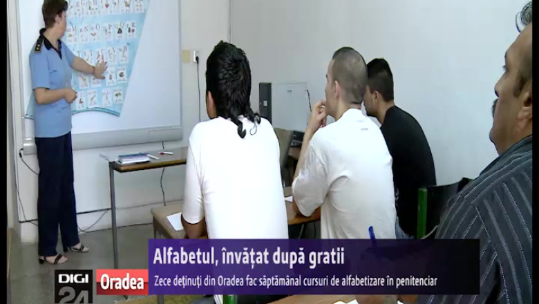 Zece detinuti din Oradea fac saptamanal cursuri de alfabetizare in penitenciar Imagine