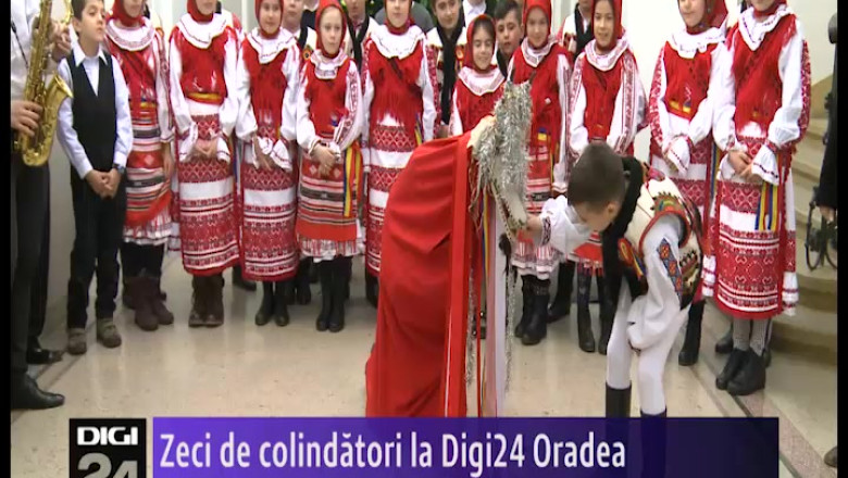 Zeci de colindatori au trecut pe la Digi24 Oradea Imagine