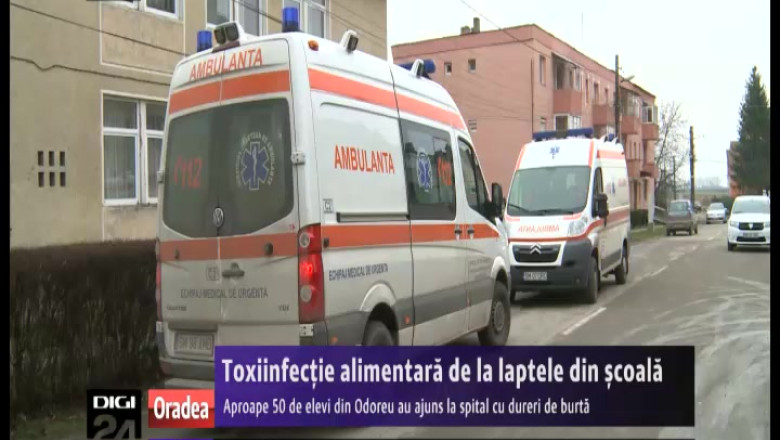 Zeci de copii de la o scoala din Satu Mare s-au intoxicat, dupa ce au baut lapte Imagine