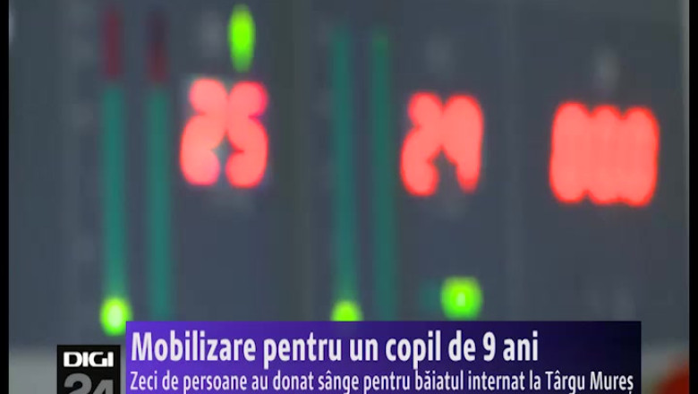 Zeci de persoane au donat sange pentru un copil de 9 ani, care asteapta un transplant de inima Imagine