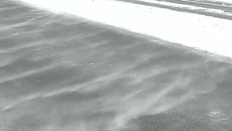 Zeci de pompieri si jandarmi au cautat toata noaptea un barbat care nu s-a mai intors de la bar, din cauza viscolului Imagine