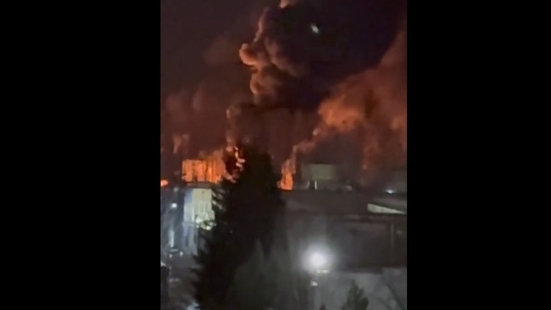 Zeci de raniti dupa ce Rusia a atacat cu drone si rachete Harkov. Ucraina a distrus in depozit de petrol din Kaluga Imagine