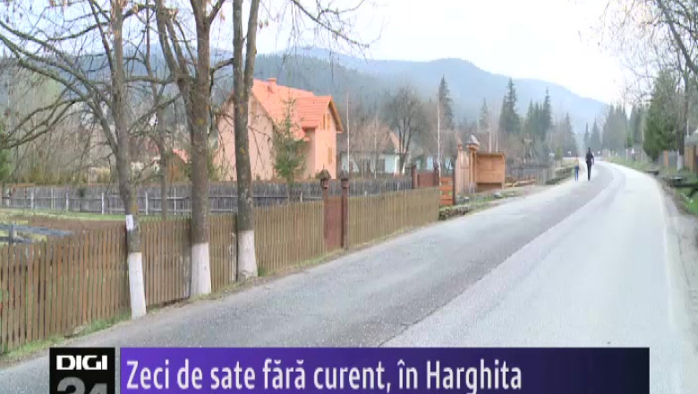 Zeci de sate fara curent, in Harghita Imagine