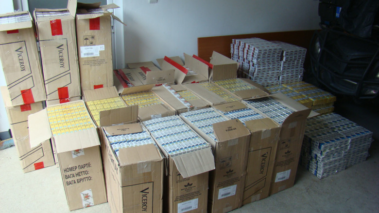 Zeci de suspecti audiati de DIICOT intr-un caz de contrabanda cu tigari in Maramures Imagine