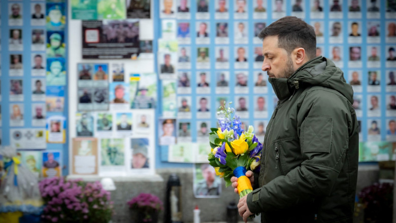 Zelenski a vorbit in premiera despre pierderile de vieti omenesti ale Ucrainei. Cati soldati au murit in razboiul cu Rusia Imagine