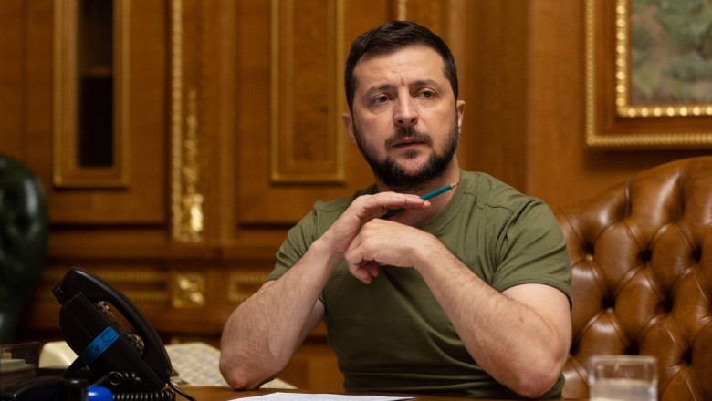 Zelenski cere negocieri „reale” de aderare la UE si spune ca ucrainenii „trebuie motivati” in lupta cu invadatorii Imagine