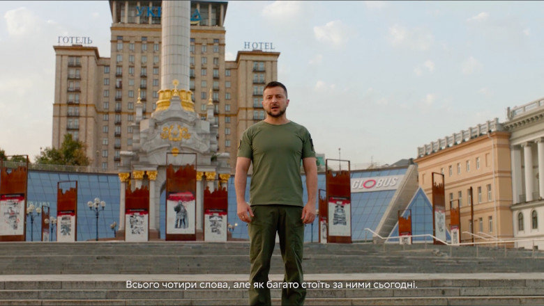 Zelenski, mesaj de Ziua Independentei: „In aceste sase luni am schimbat istoria, am schimbat lumea si ne-am schimbat pe noi insine” Imagine