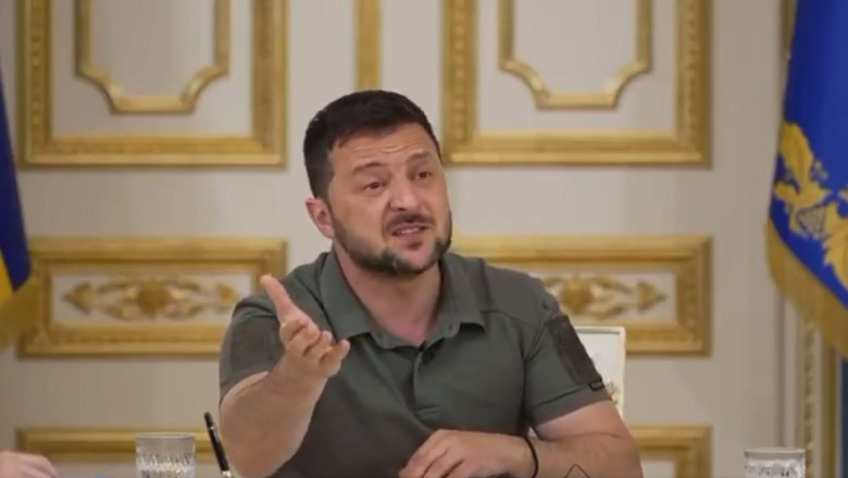 Zelenski, nervos fata-n fata cu jurnalistii din Africa: „Putin face la fel ca Hitler” Imagine