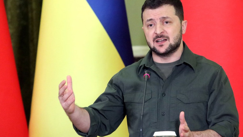 Zelenski spune ca 75 de milioane de tone de cereale ar putea fi blocate in Ucraina, pana in toamna Imagine