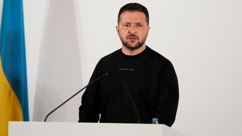 Zelenski: Ucraina, ONU si Turcia pot asigura in comun operarea coridorului alimentar si inspectia navelor cu cereale Imagine