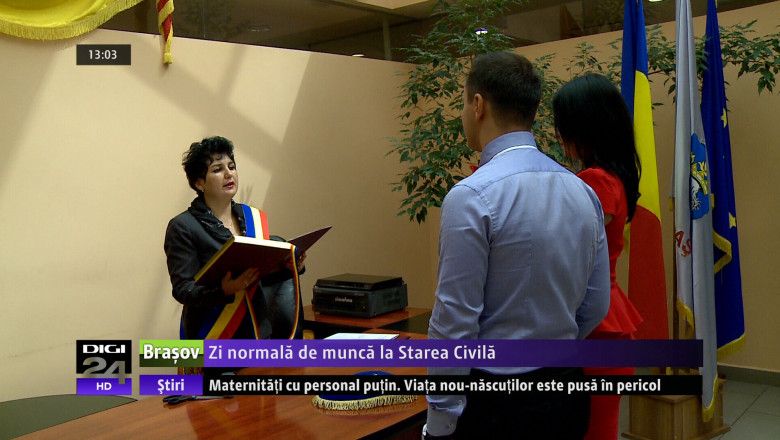 Zi normala de munca, la Starea Civila Imagine