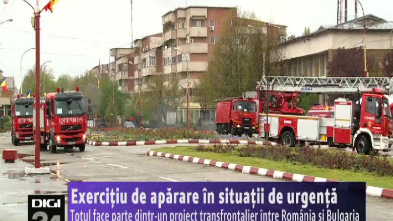 Zimnicea, scena unuia dintre cele mai ample exercitii de aparare in situatii de urgenta organizate vreodata in Romania Imagine