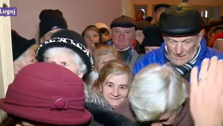 Ziua cozilor la Lugoj: la Revelionul Pensionarilor, la fasole cu ciolan Imagine