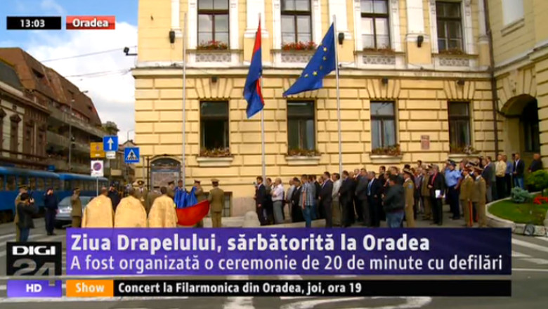 Ziua Drapelului, sarbatorita la Oradea  Imagine