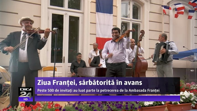 Ziua Frantei, sarbatorita in avans la Bucuresti cu premierul Jean Marc Ayrault si cu muzica tiganeasca Imagine