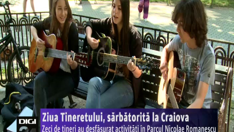 Ziua Tineretului, sarbatorita la Craiova. Zeci de tineri au desfasurat activitati in Parcul Nicolae Romanescu Imagine